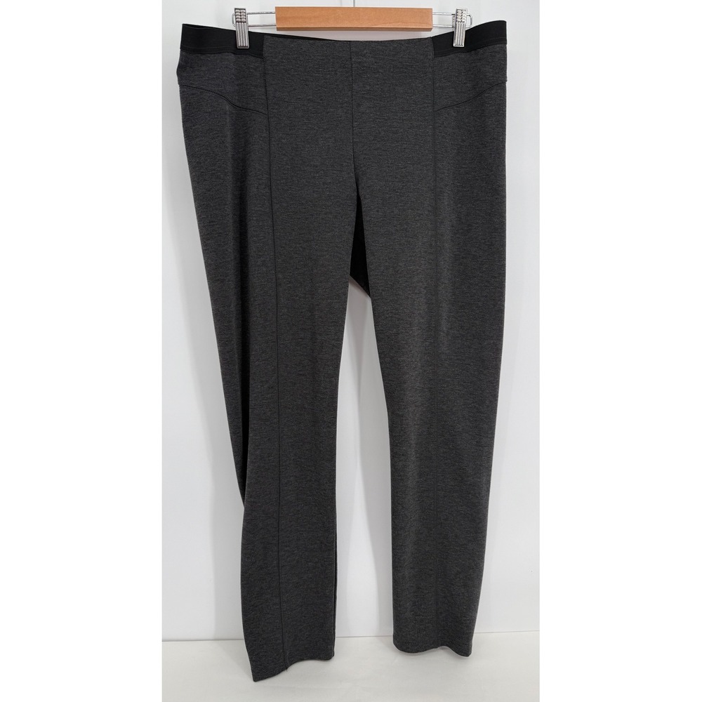 Simply Vera Vera Wang Womens Sz XL Gray Ponte Leggings Stretch Pull On Pants